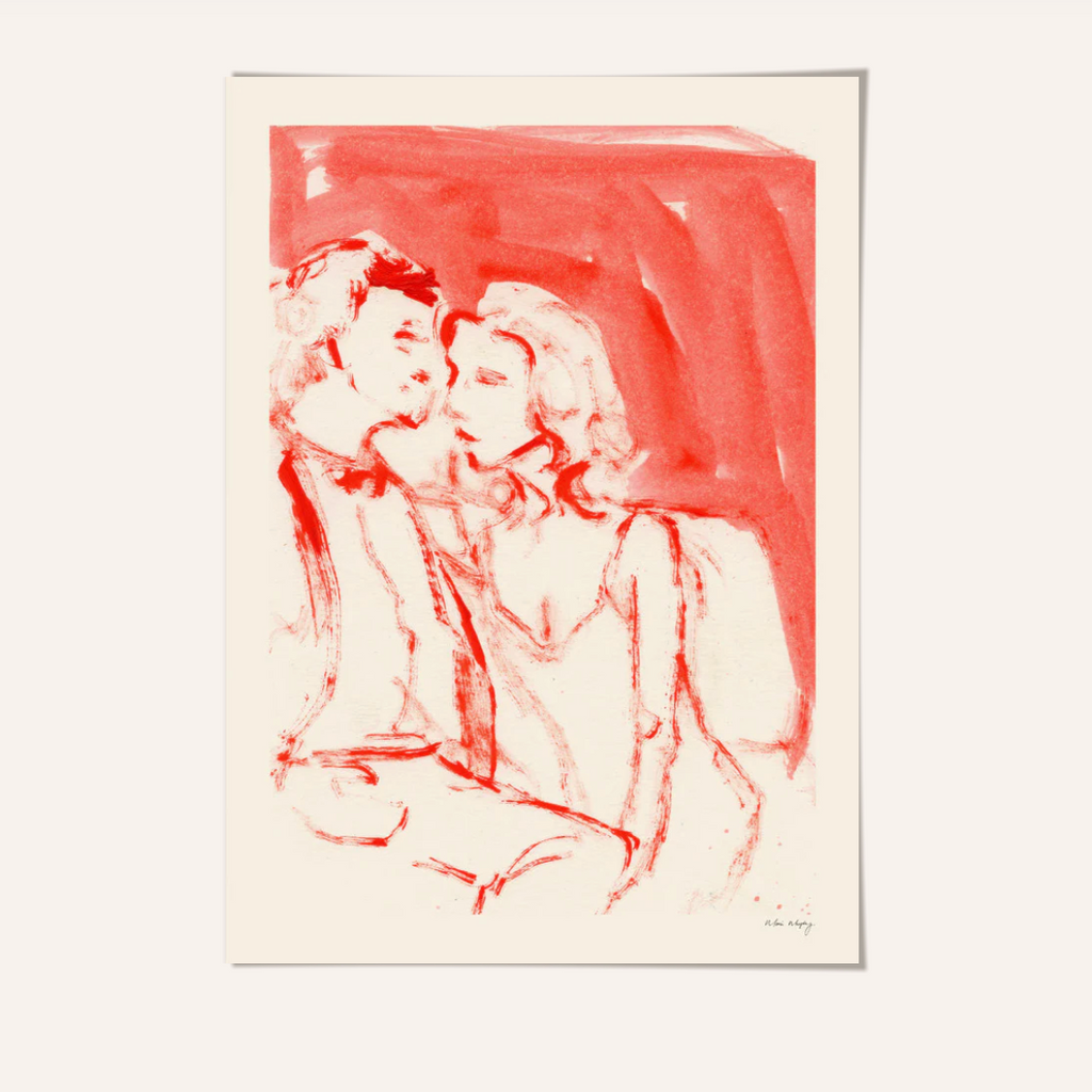 'Love is the Word' Maria Murphy Framed Print