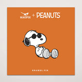 Peanut Vibe Enamel Pin - Slacker