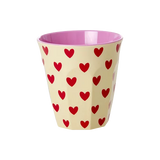 Melamine Cup - Darling Heart Print