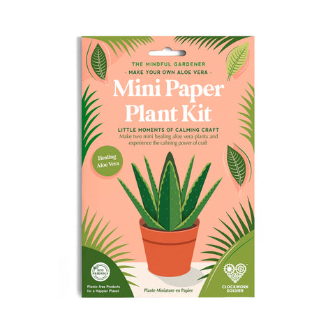 The Mindful Gardener - Mini Paper Plant Kit - Aloe Vera