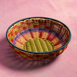 Maegen Woven Bowl - Red/Olive