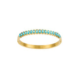 Bijoux De Mimi Martha Waterproof Bangle - Turquoise & Gold