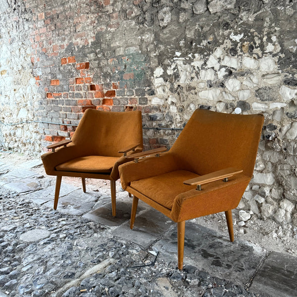 Mid Century Danish Chairs Side