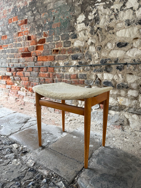 Mid Century Danish Footstool Side