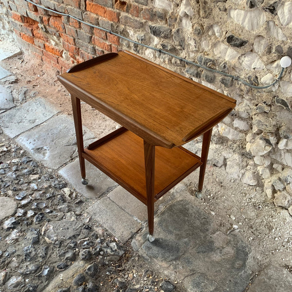 Mid Century Drinks Trolley Top