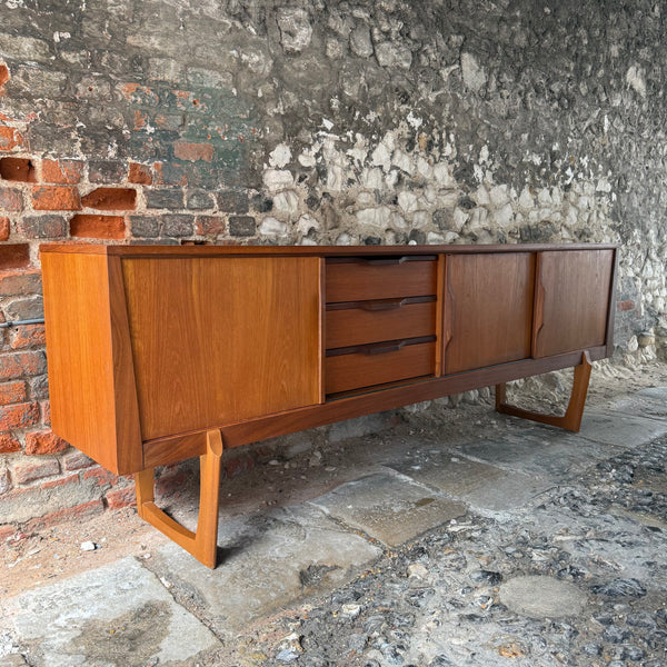 Mid Century Elliotts of Newbury Teak Sideboard Left 