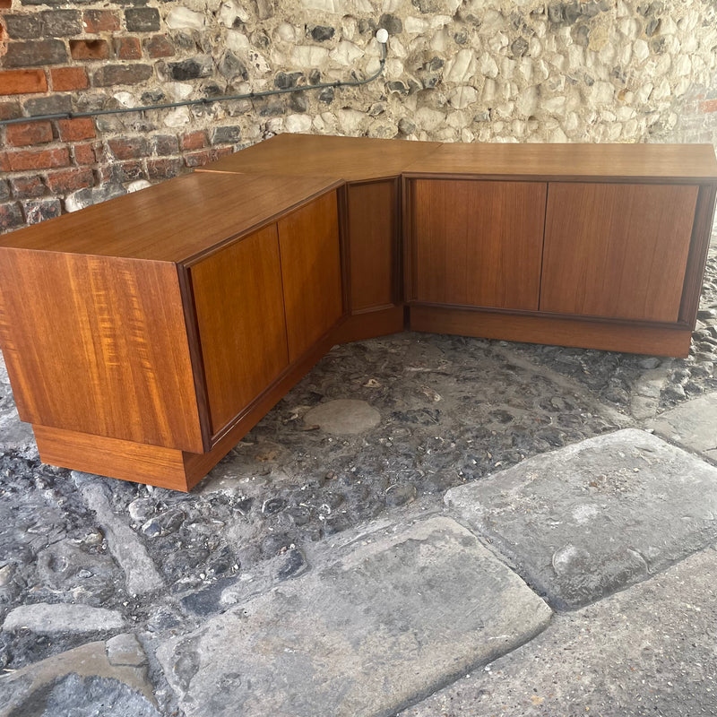 Mid Century G-Plan 3-Piece Corner Unit