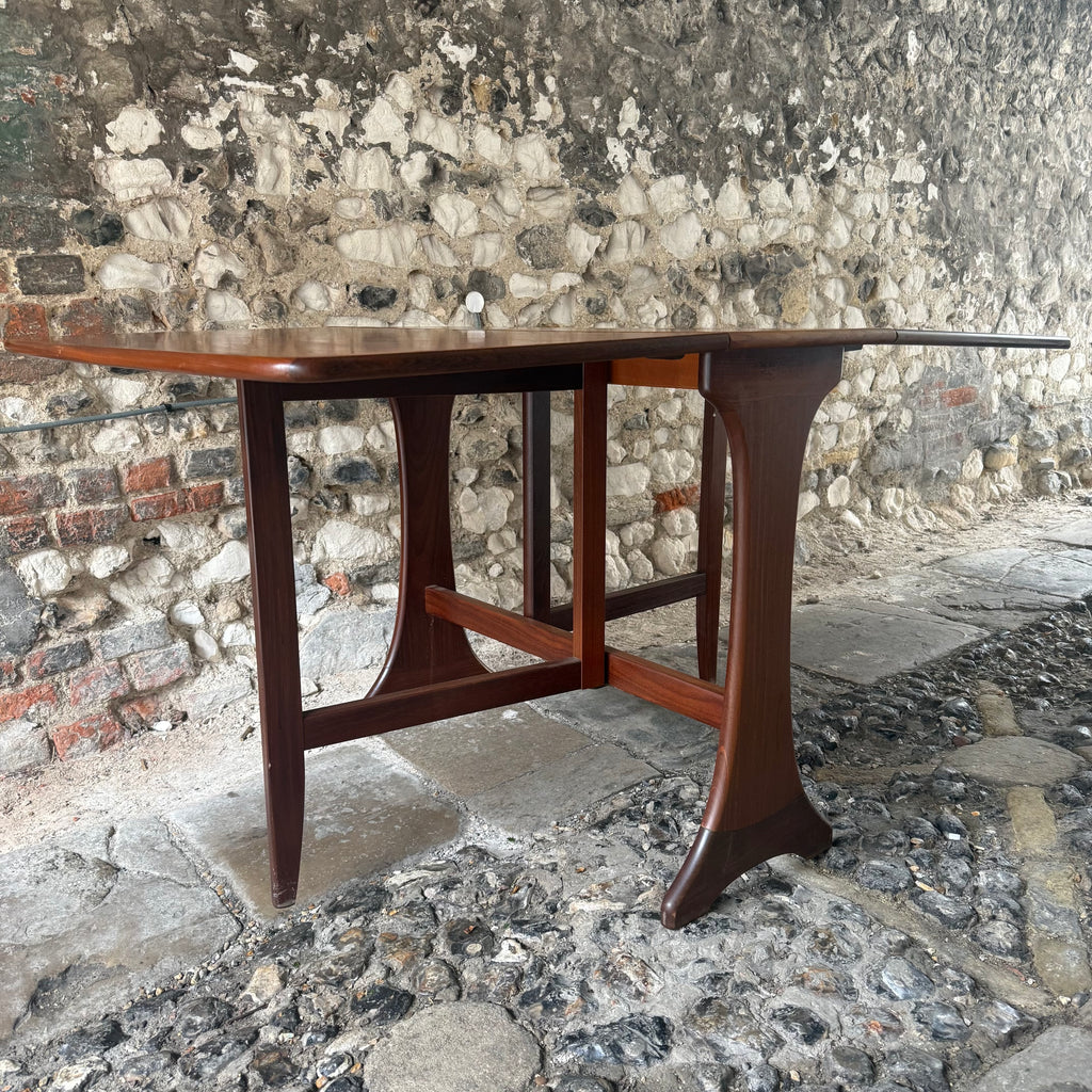 Mid Century G Plan Teak Drop Leaf Table Side