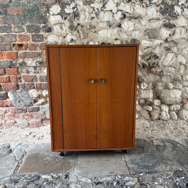 Mid Century Record Cabinet Unit