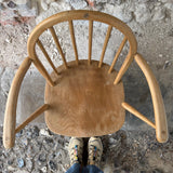Mid Century Short Ercol Carver Chair Top