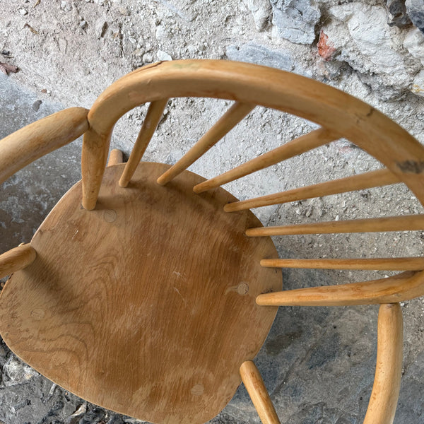 Mid Century Short Ercol Carver Chair Side