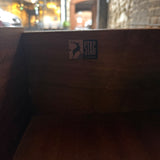 Mid Century Stag C Range Chest of Drawers Label