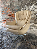 Mid Century Swivel Chair Right
