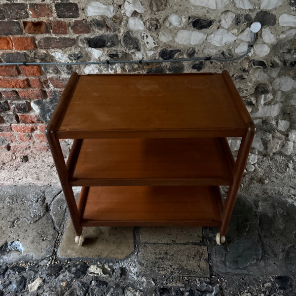 Mid Century Teak Drinks Trolley 2
