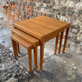 Mid Century Teak Nest of Tables Side
