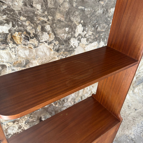 Mid Century Teak Room Divider Shelf 