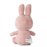 Miffy - Corduroy Pink Soft Toy. Back