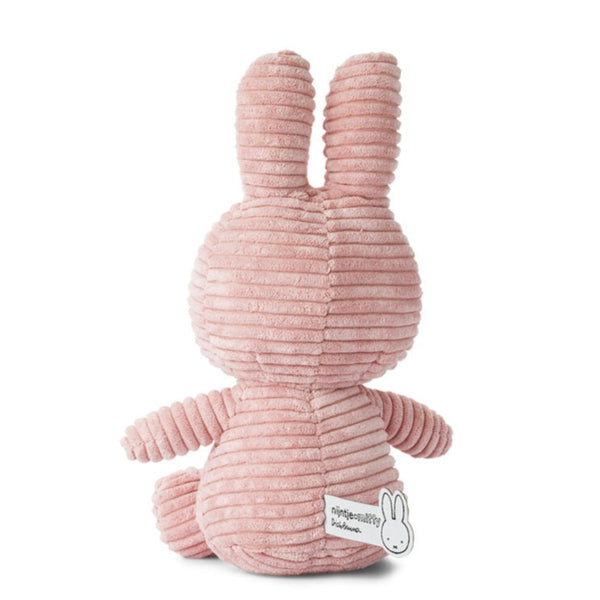 Miffy - Corduroy Pink Soft Toy. Back