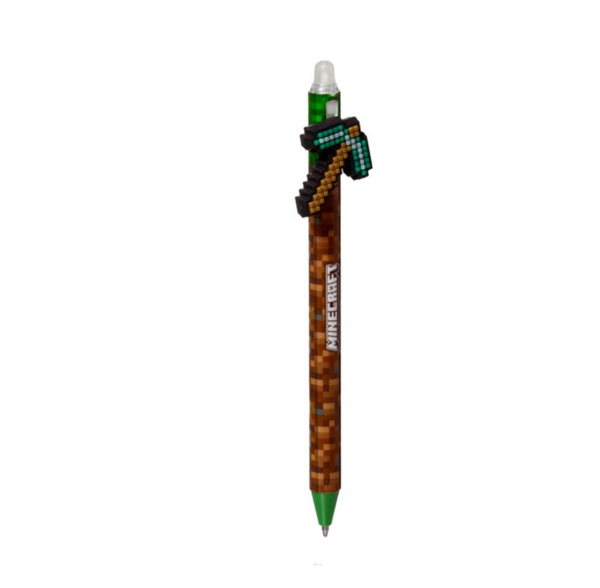 Minecraft Tools Erasable Pen with Silicone Topper arrow