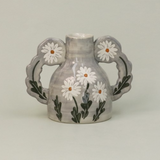 Mini Vase - Grey Wild Daisy