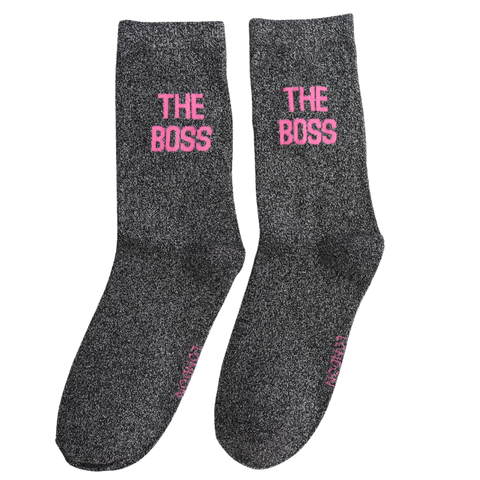 Miss Sparrow London - Glitter Statement Socks - The Boss