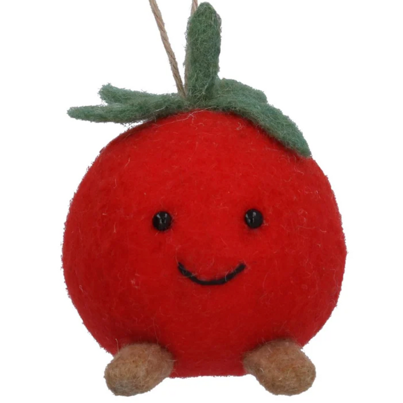 Mixed Wool Fruit & Veg Dec - Tomato