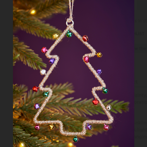 Namaste Fair Trade Singing Bell Tree Decoration