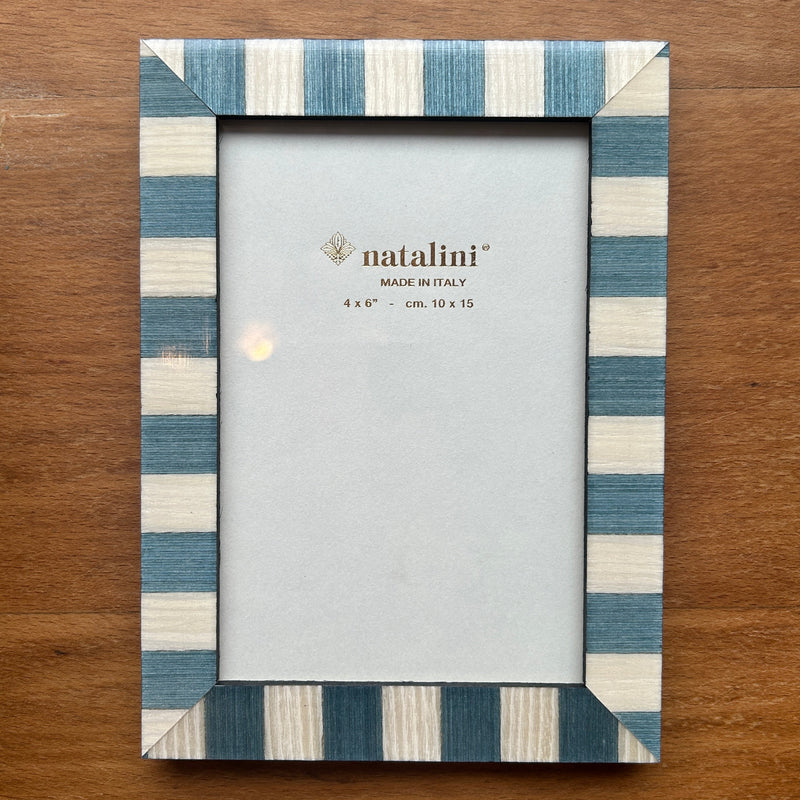 Natalini Azzurro Bianco Photo Frame
