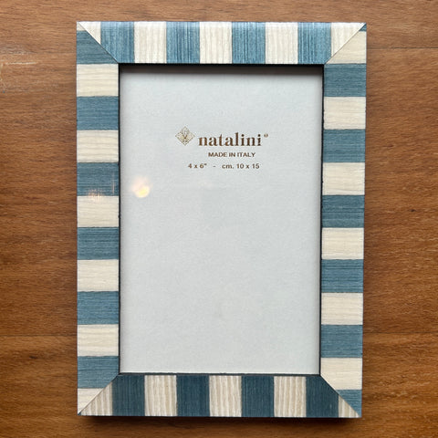 Natalini Azzurro Bianco Photo Frame