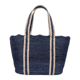 The Braided Rug Company - Navy Scallop Large