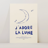 Nephthys Illustrated J'Adore La Lune Framed Print