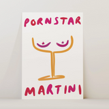 Nephthys Illustrated Pornstar Martini Framed Print