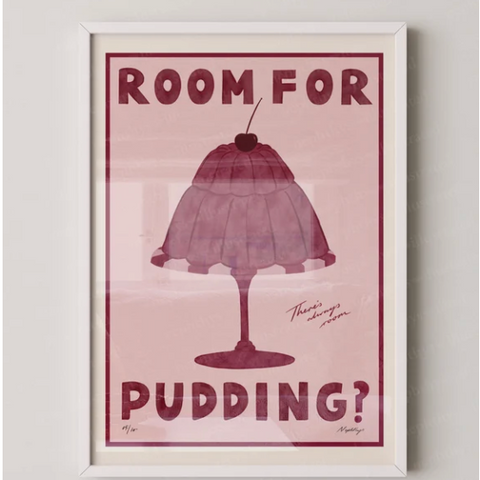 Nephthys Illustrated 'Room For Pudding?' Print