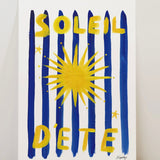 Nephthys Illustrated Soleil D'Ete Framed Print