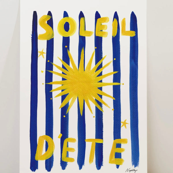 Nephthys Illustrated Soleil D'Ete Framed Print