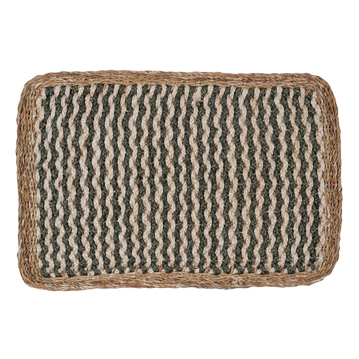 The Braided Rug Company Village Doormat - Olive