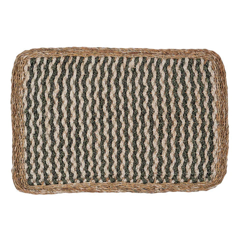The Braided Rug Company Village Doormat - Olive