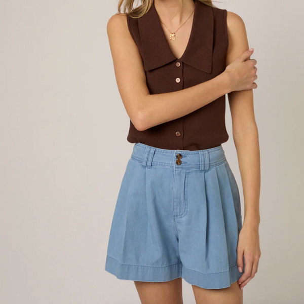 Nobody's Child Albie Denim Shorts (Front)