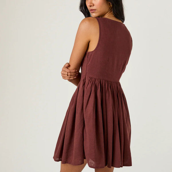 Nobody's Child Brown Cora Mini Dress
