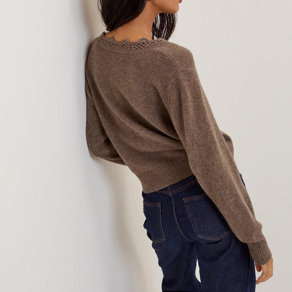 Nobody's Child Crochet Trim Elodie Cardigan