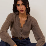 Nobody's Child Crochet Trim Elodie Cardigan