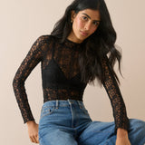 Nobody's Child Grown On Neck Lace Top Black