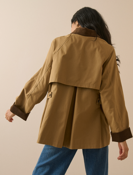 Nobody's Child Light Camel Freddie Barn Coat Back