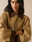 Nobody's Child Light Camel Freddie Barn Coat Close
