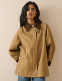 Nobody's Child Light Camel Freddie Barn Coat Front