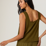 Nobody's Child Stanley Top - Green (Back)