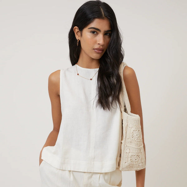 Nobody's Child Stirling Top - Cream Linen