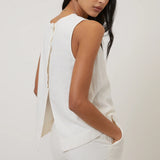 Nobody's Child Stirling Top - Cream Linen