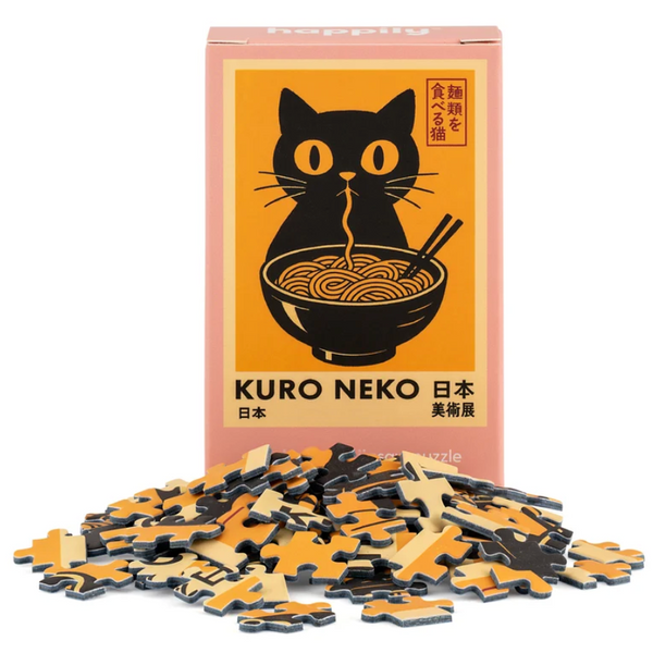 Noodle Cat - 99 Piece Mini Jigsaw Puzzle