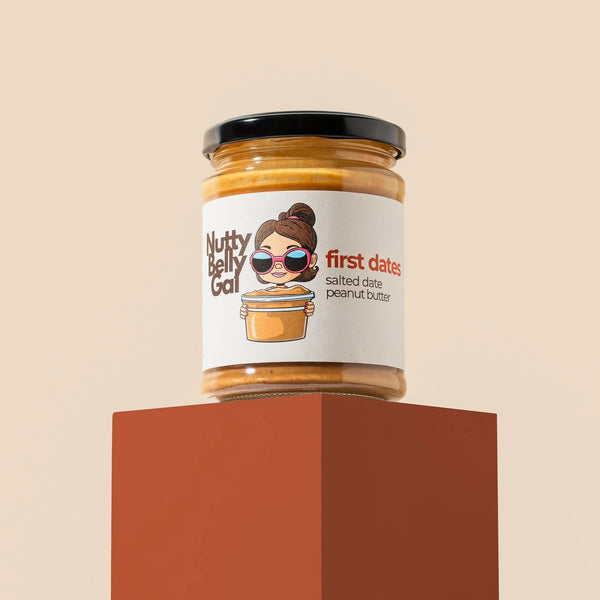 Nutty Belly Gal - First Dates | Salted Date + Vanilla Peanut Butter